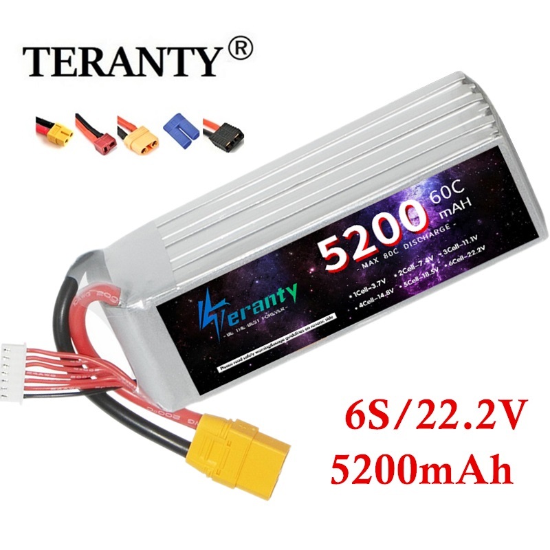 Lipo Battery 6S - Pin Lipo TERANTY 6S 5200mAh 22.2V