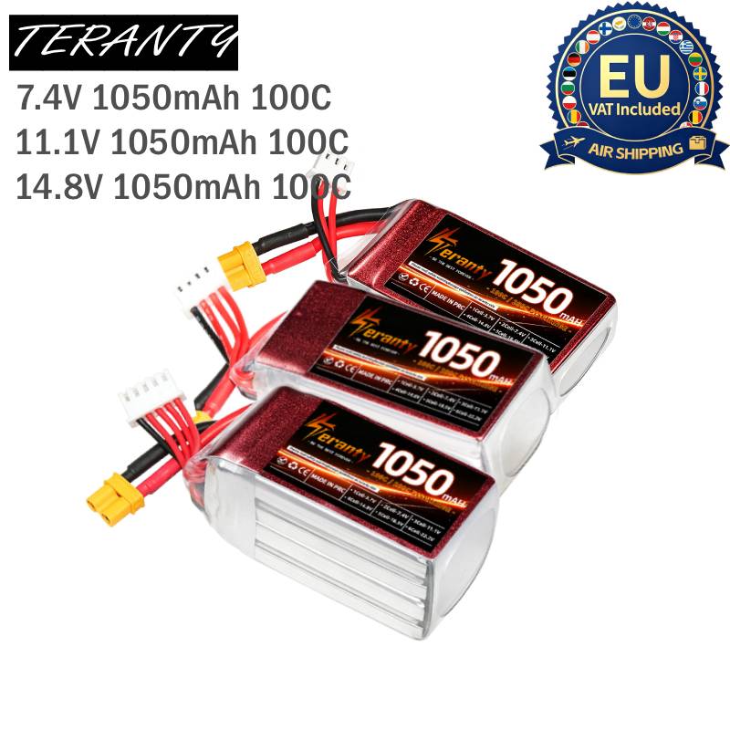 Lipo Battery 4S - 2 CÁI Pin Lipo RC 1050mAh