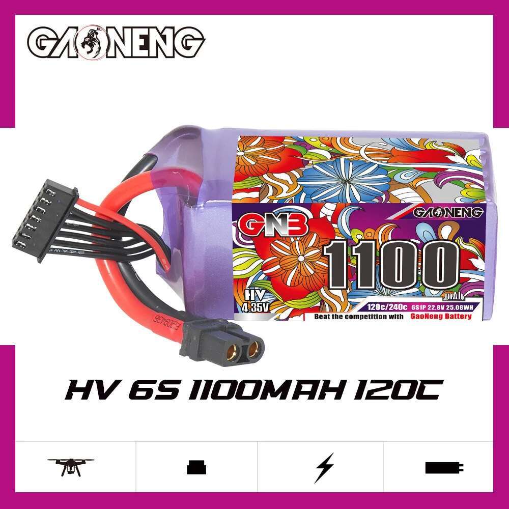 2 chiếc Pin Lipo GNB 6S 22.8V  - đánh giá và giá Lipo Battery 6S