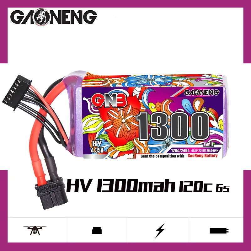 2 chiếc Pin Lipo GNB 6S 22.8V  - đánh giá và giá Lipo Battery 6S