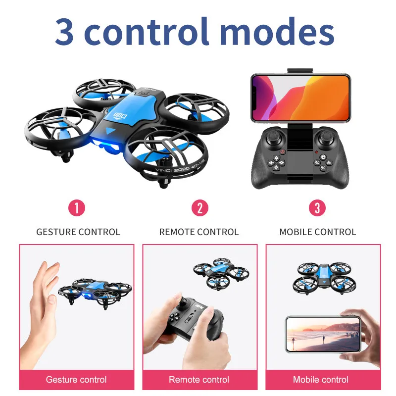 V8 New Mini Drone 4K Professio - đánh giá và giá Brushed Drone Motor