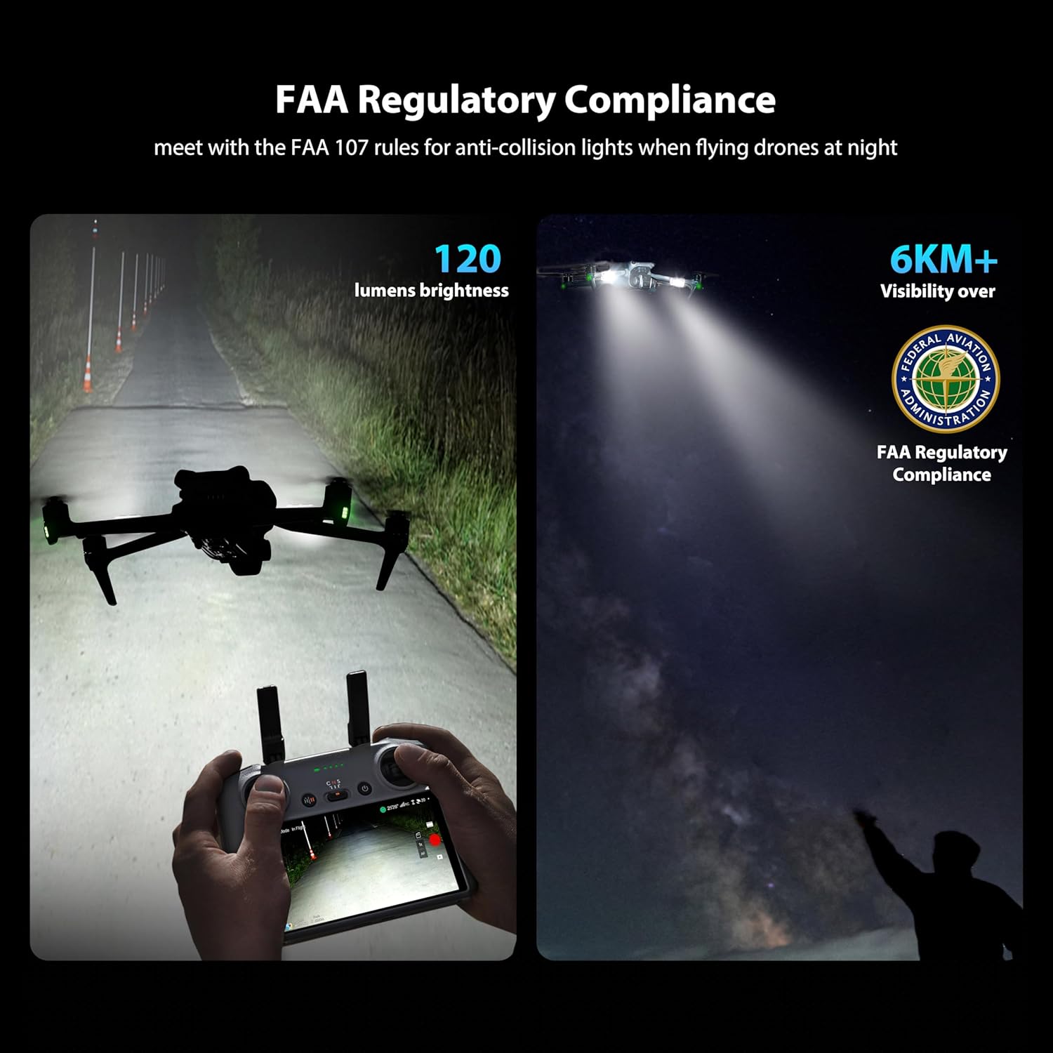 STARTRC Drone Strobe Light Ant - đánh giá và giá Drone Landing Pad