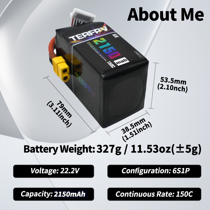 TERFPV Lipo Battery 6S 22.2V 1 - đánh giá và giá Lipo Battery 6S