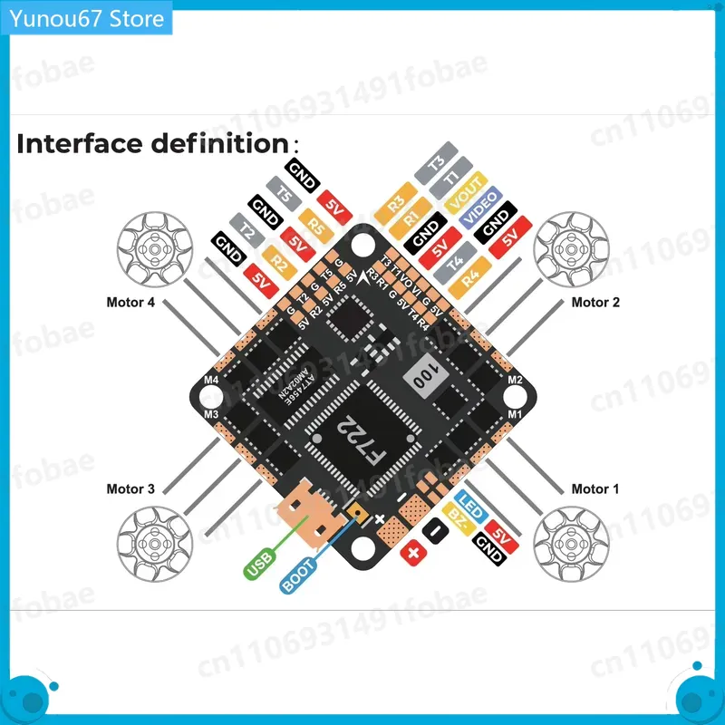 For GEPRC GEP-F722-45A AIO V2  - đánh giá và giá F722 Flight Controller