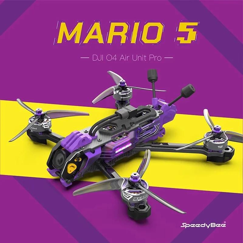 SpeedyBee Mario 5 FPV 5-Inch D - đánh giá và giá Lipo Battery 6S