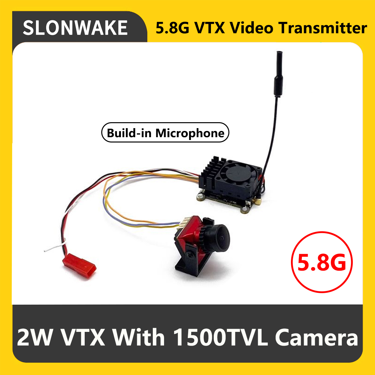 SLONWAKE 5.8G 2000mW FPV VTX T - đánh giá và giá Rc Transmitter