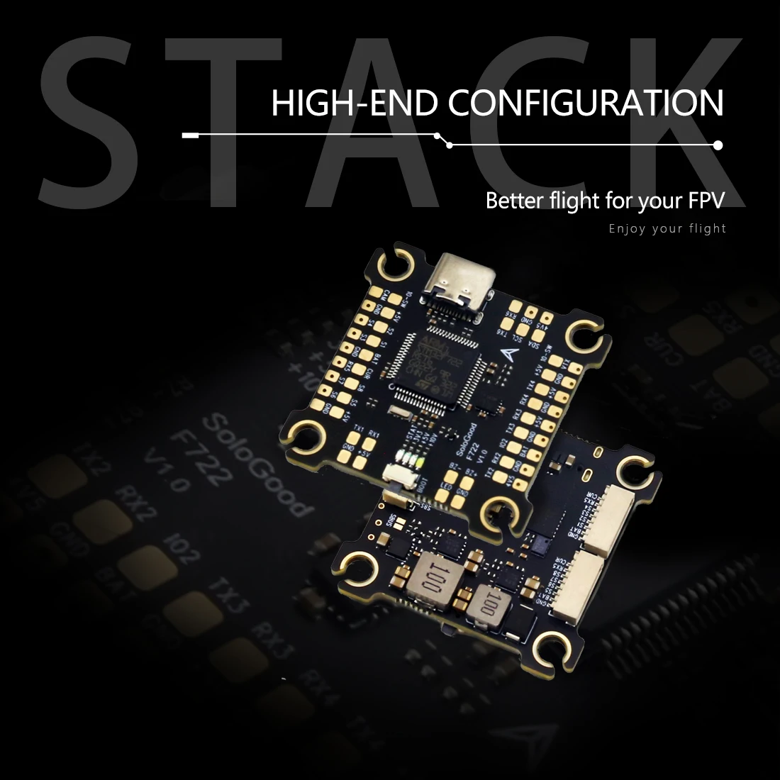 SoloGood F722 60A Stack ICM426 - đánh giá và giá F722 Flight Controller