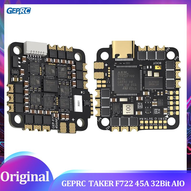GEPRC TAKER F722 45A 32Bit AIO - đánh giá và giá F722 Flight Controller