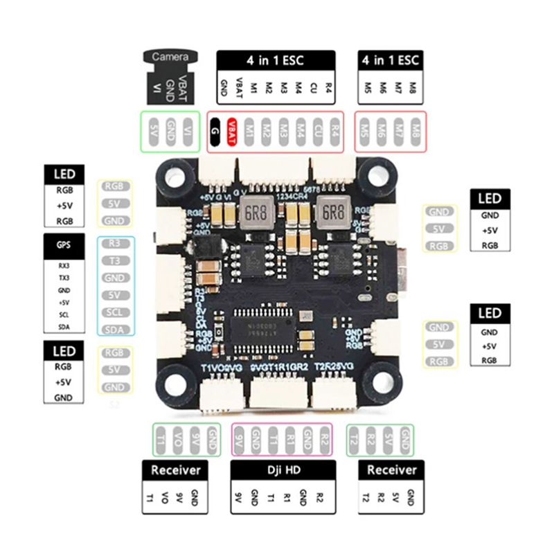 ABXE-F722 Flight Controller 5V - đánh giá và giá F722 Flight Controller
