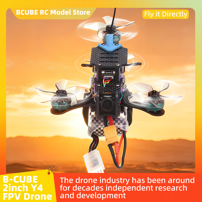 B-CUBE 2inch Y4 FPV Drone Fram - đánh giá và giá F722 Flight Controller