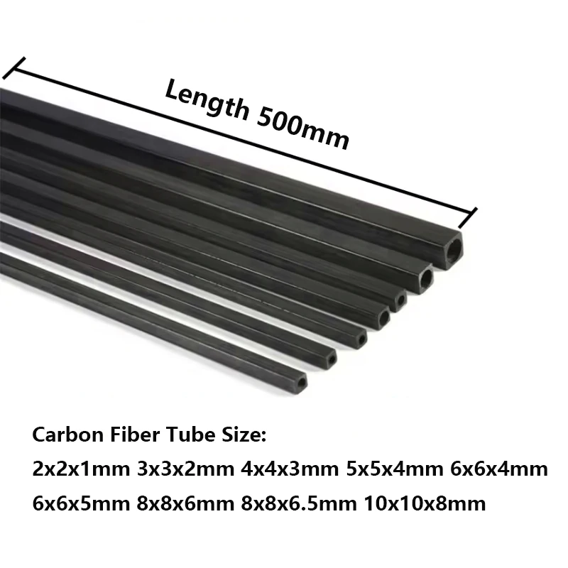 1-6Pcs 500mm Carbon Fiber Squa - đánh giá và giá Carbon Fiber Drone Frame