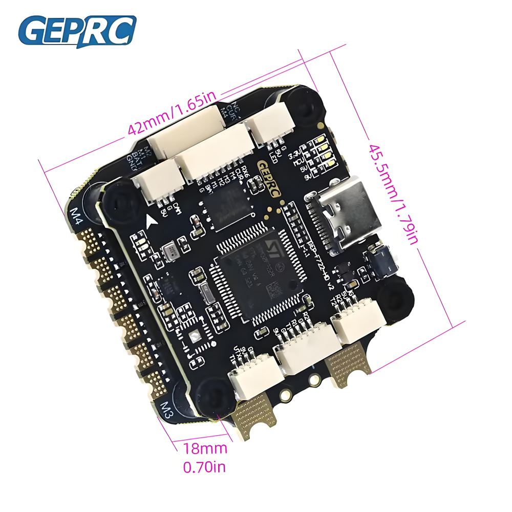 APGEPRC TAKER F722 BLS 65A V2  - đánh giá và giá F722 Flight Controller