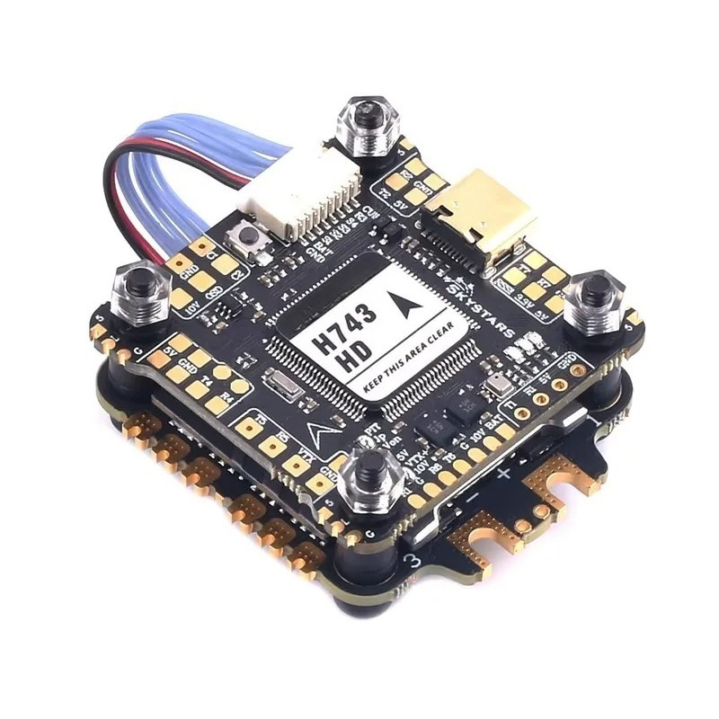 SKYSTARS H743 Dual Gyro Flight - đánh giá và giá 4 In 1 Esc