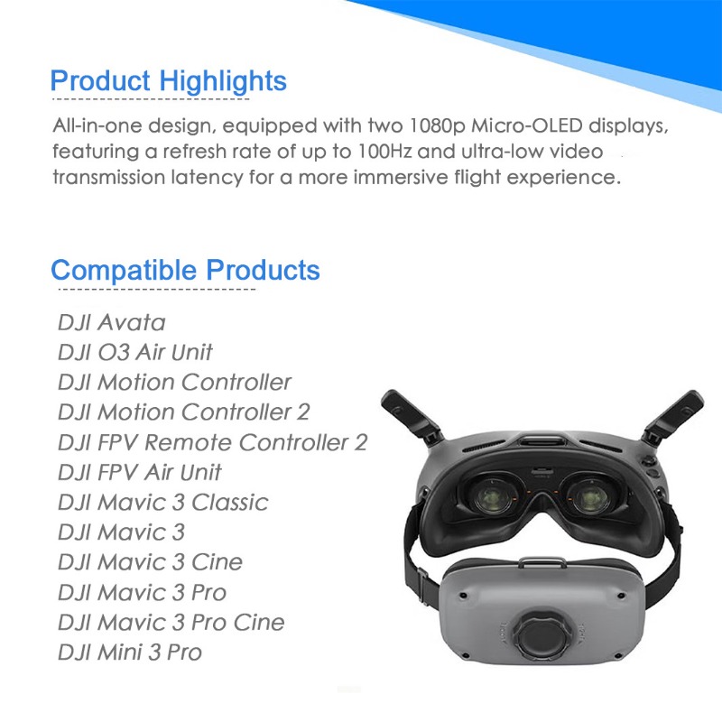 97% NEW Used DJI FPV Goggles I - đánh giá và giá Dji Goggles
