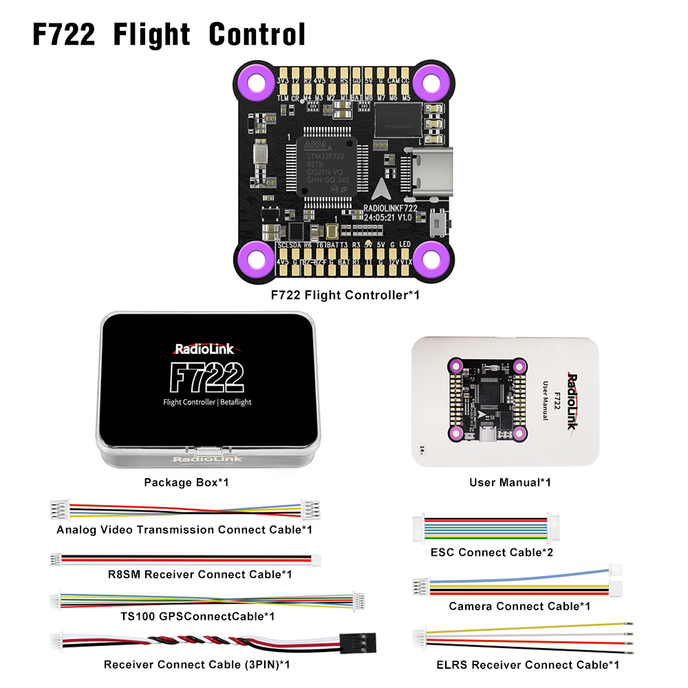 Radiolink F722 Flight Control  - đánh giá và giá F722 Flight Controller