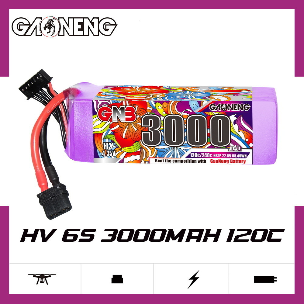 Pin Lipo GNB 6S 22.8V 3000mAh  - đánh giá và giá Lipo Battery 6S