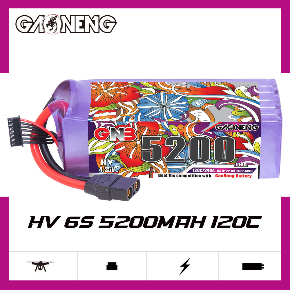 Pin Lipo GNB 6S 22.8V 3000mAh  - đánh giá và giá Lipo Battery 6S
