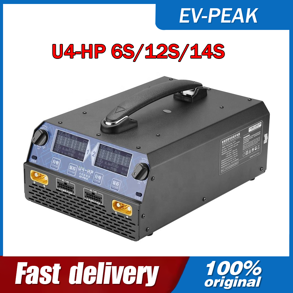 EV-PEAK U4-HP 2400W 25A Dual C - đánh giá và giá Lipo Battery 6S