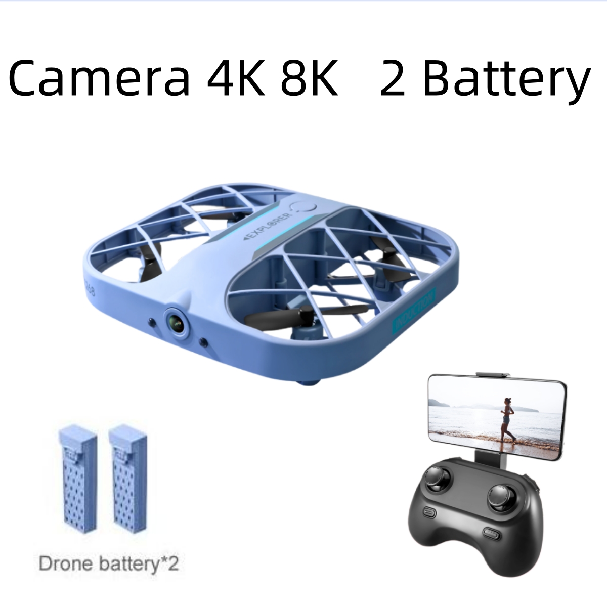 JJRC H107 FPV RC Drone with 2  - đánh giá và giá Brushed Drone Motor