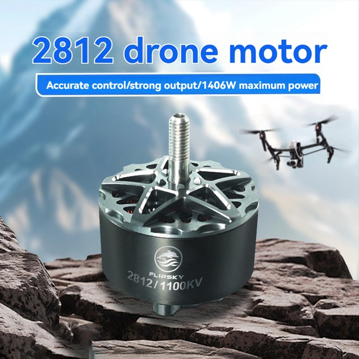 【Motor Parts】 2812 1100KV Brus - đánh giá và giá Drone